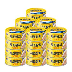 사조참치 사조참치(안심따개) 살코기 100g x24캔