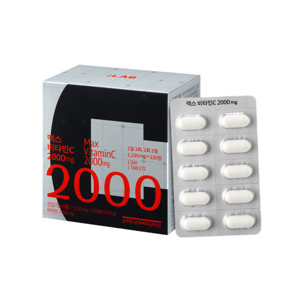 <b>정관장</b> <b>정관장</b> 맥스 <b>비타민C</b> 2000mg 120정-고함량 <b>비타민</b> 항산화 활력 세포보호