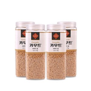 이쌀이다 고대곡물 정품 카무트 쌀 1kgX4개 (용기)