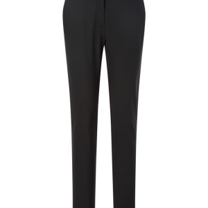 [헤지스 골프 여성] [ONLINE EXCLUSIVE] 블랙 여성 솔리드 밴딩 팬츠 (스트레이트 fit) HWPA4C920BK