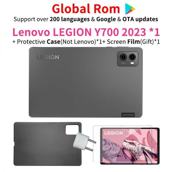 레노버 테블릿 패드 글로벌 롬 lenovo legion y700 태블릿 용 8gb 128gb 870 옥타  광고 실리콘 케이스  12기가 256기가 그레이