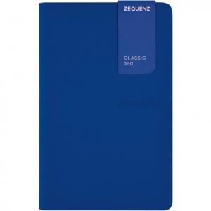 16000 모나미 지퀀스노트 더칼라 80g A6 (90x140mm) 라인노트 200page - 로얄블루