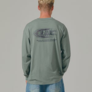 [엘엠씨] CREW LONG SLV TEE gray khaki 0LM44FLS351GKK