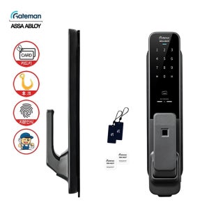 게이트맨 [A지역무료설치] 게이트맨 GP-900D 지문인식 푸시풀도어락 (1초잠김 후크타입 디지털도어락)