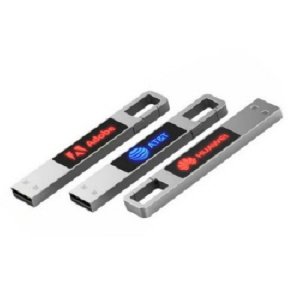 모던오피스 보관이 편리한 LED 고리형 USB 메모리 32G CB464 기념품 판촉물 맞춤제작