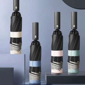 U024 블랙코팅 거꾸로 자동우산 기념품 판촉물 맞춤제작