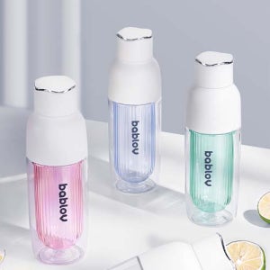 바블로브 파스텔 트라이탄 글라스 이중진공 워터보틀 텀블러 420ML 기념품 판촉물 맞춤제작