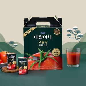 매일 [선물세트] 매일야채 고농축 토마토의 힘 125ml 24팩