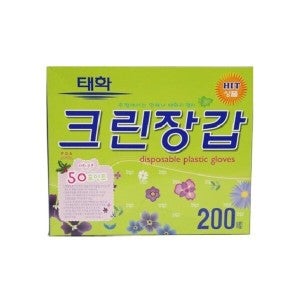 태화 태화 크린 장갑 200매 일회용 위생 비닐 주방용품