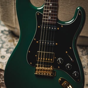 Don Grosh 30th Anniversary Limited Edition NOS Retro SSH-British Racing Green w/Highly Figured 5A Ro