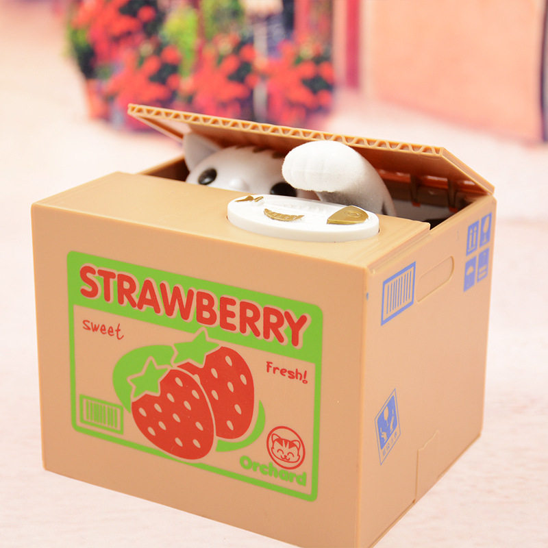 스토리빙 동전먹는 고양이 저금통