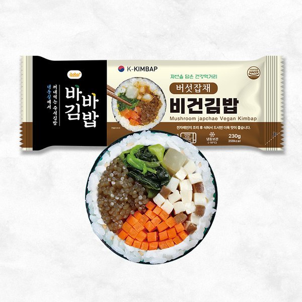 바바 바바 야채김밥 230g x 4입