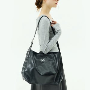 [무센트] 웨스턴 크랙 링클 레더 숄더백 (남녀공용) P00000MT