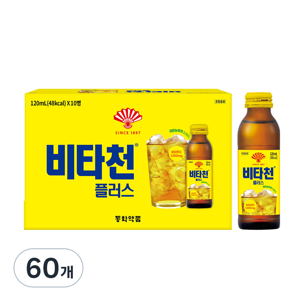 동화약품 부채표 비타천 플러스 비타민C 음료