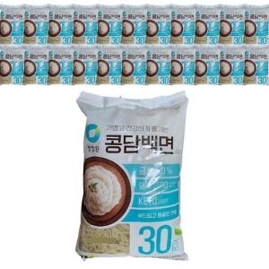 청정원 두부로 만든 콩담백면 면사리 150g 8개 대용량