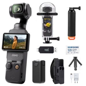 DJI (추가금없음)DJI오즈모 포켓3+추가배터리핸들+삼각대+방수하우징+부력봉 수중촬영용 짐벌렌탈 고프로대여 사비캠