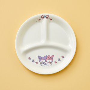 [모던하우스]코렐 마이멜로디와 쿠로미 삼절접시 22cm KI0424006