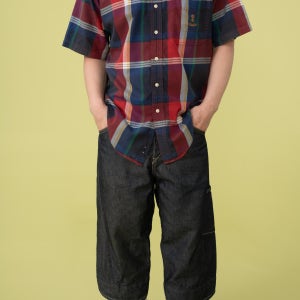 폴로 챕스 랄프로렌 구제 빈티지 마드라스 반팔 오버핏 루즈핏 체크 셔츠 남방