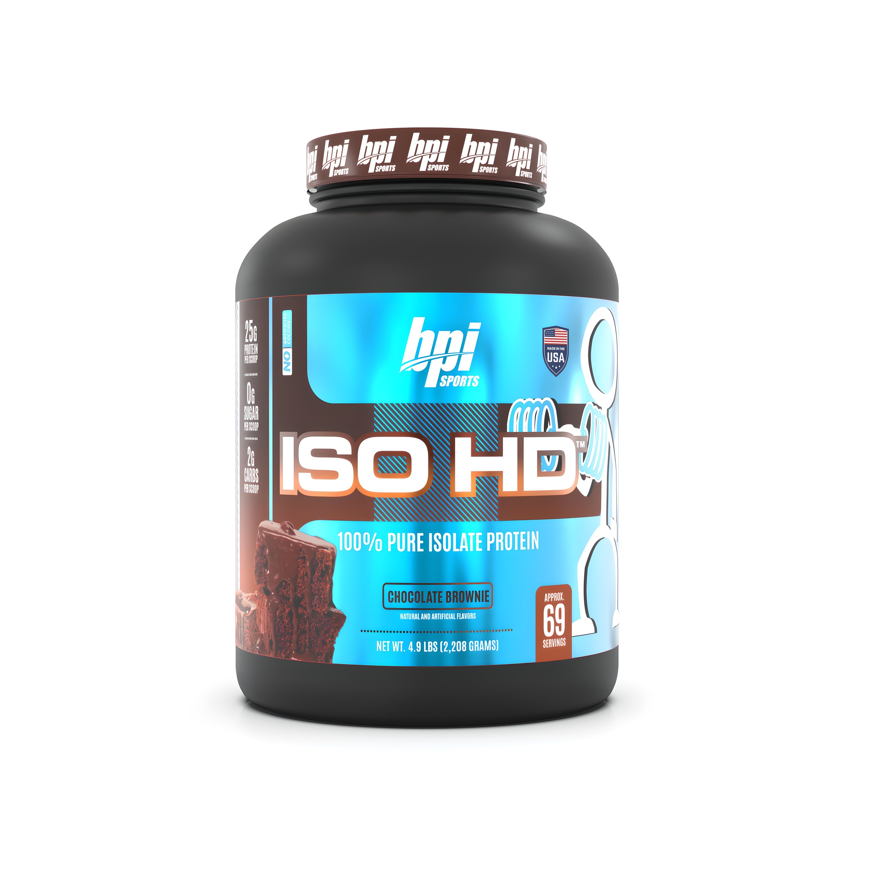 <b>비피아이스포츠</b> 아이소 HD 퓨어 아이솔레이트 <b>프로틴</b>  1개  2.21kg
