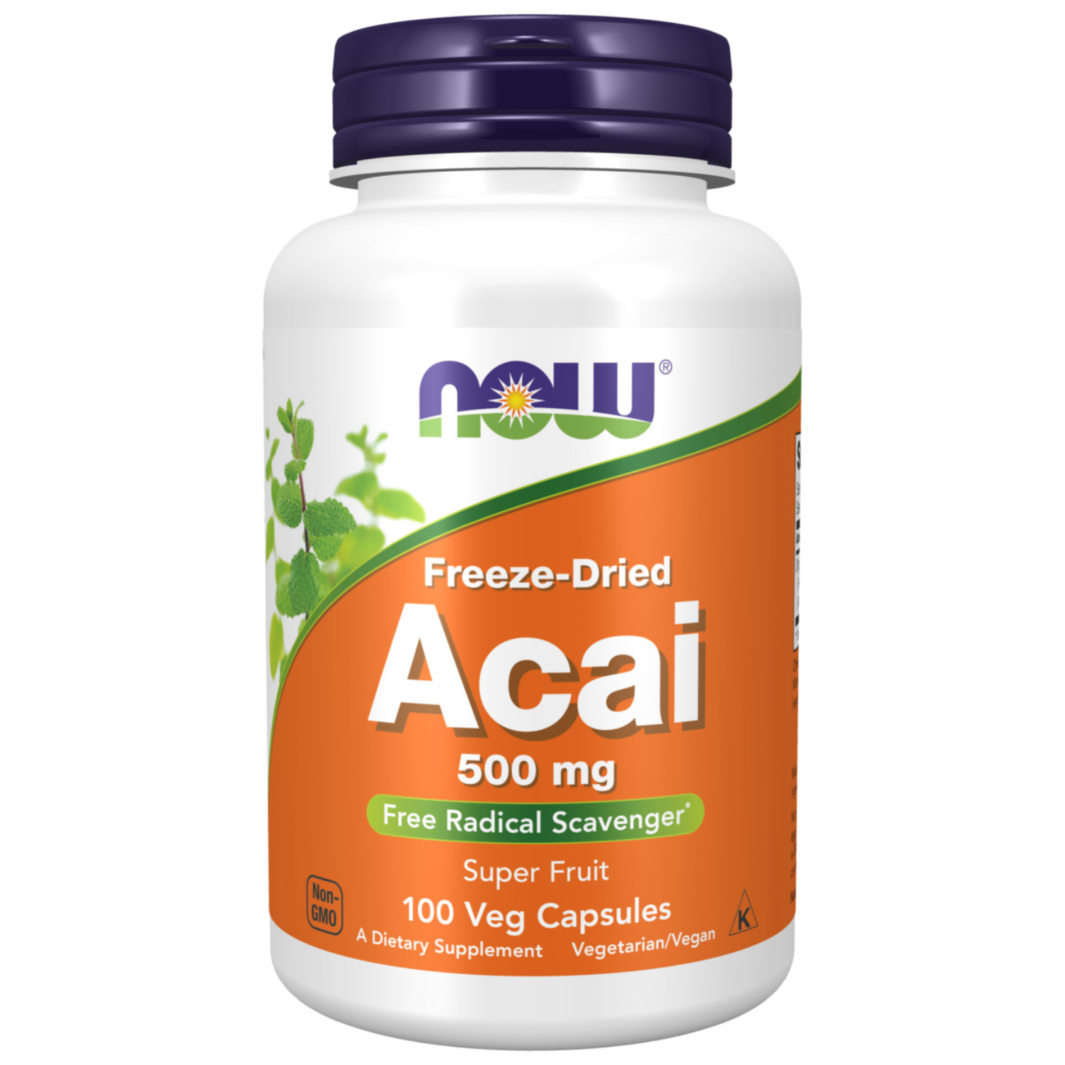 나우푸드 <b>아사이</b> 500mg 베지 캡슐  100정  1개
