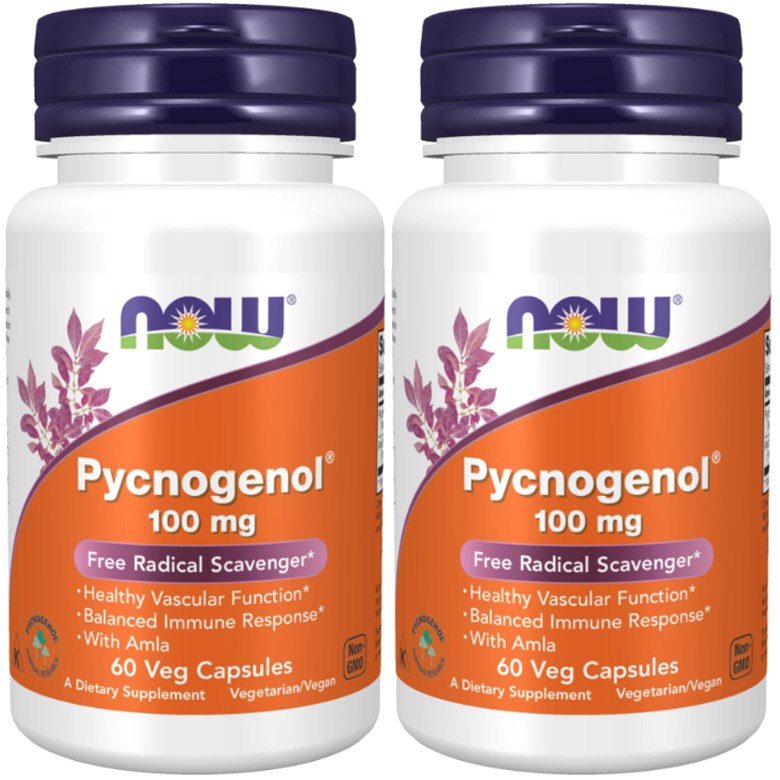 나우푸드 피크노제놀 100mg 베지 캡슐 60정 2개