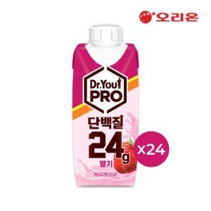 닥터유 오리온 닥터유 프로 드링크 단백질 딸기맛(250ml) x 24팩