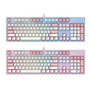 앱코 AN08 가스켓 아이스큐브 광축 LED 게이밍 (핑크, 리니어)