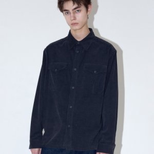 일꼬르소 IL CORSO 코듀로이 컴뱃 오피서 셔츠 00S 375132 IESH4F105N2