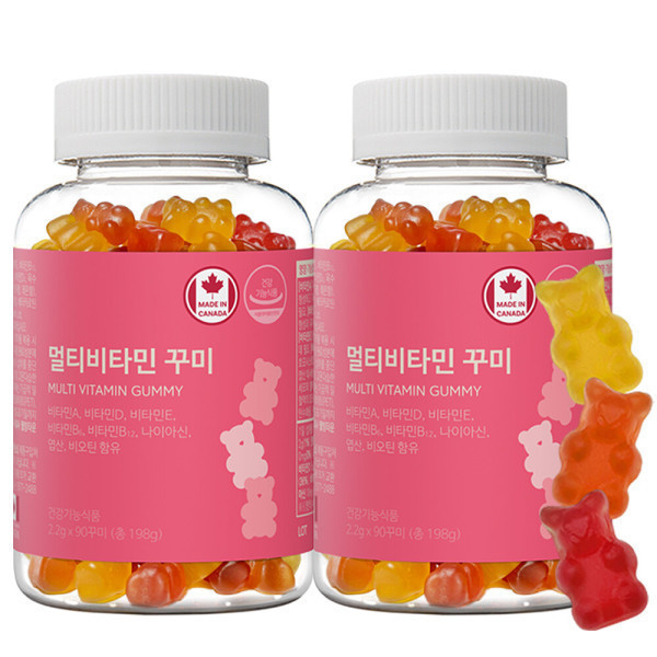 <b>네이처</b>그랜드 <b>네이처</b>그랜드 어린이 멀티비타민 꾸미 90구미 2병 6개월분 캐나다직수입