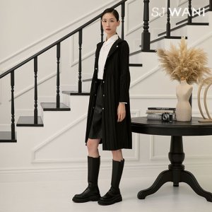 SJ와니 24FW 플리츠 트렌치 코트 세트