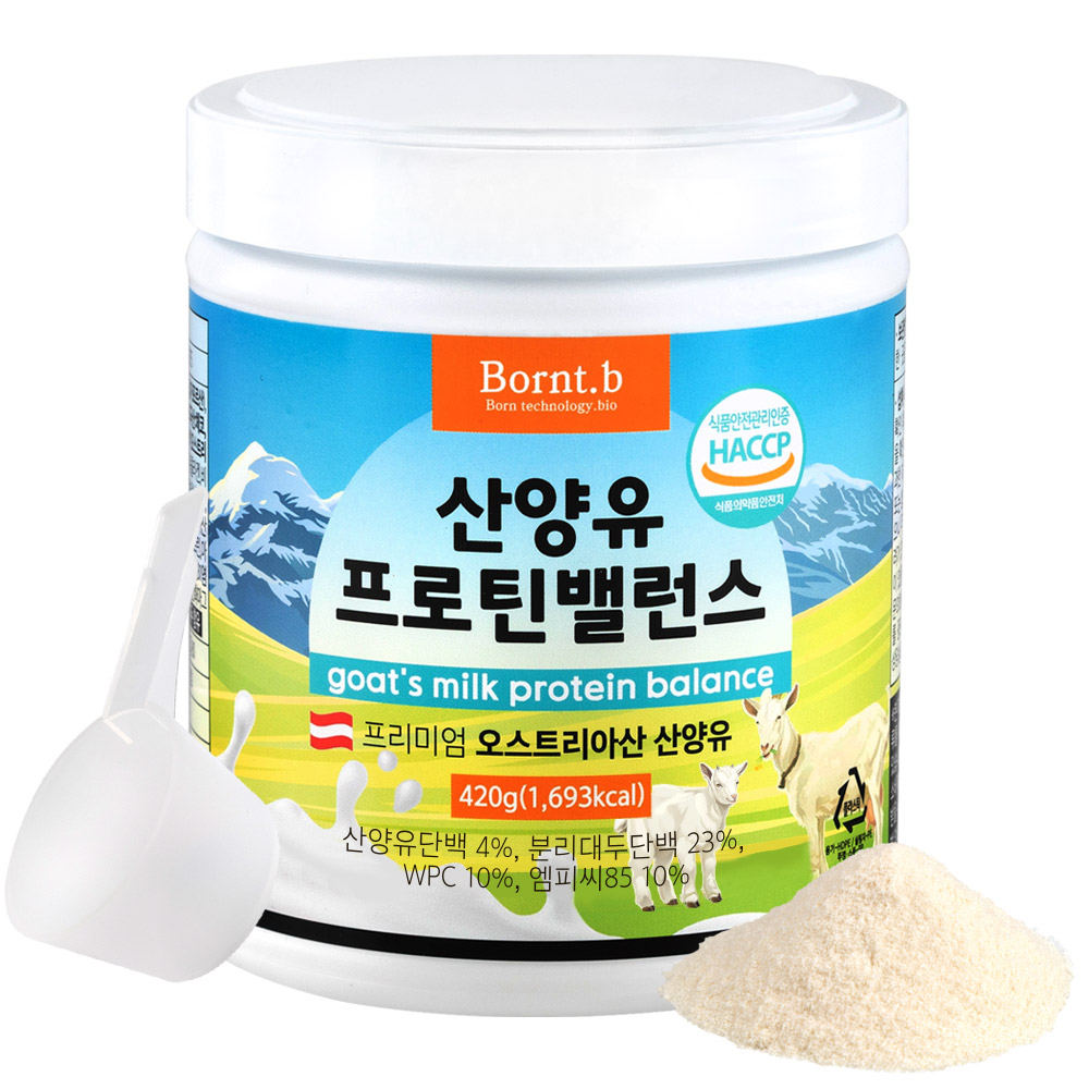 <b>본트비</b> 산양유 <b>단백질</b>쉐이크  420g  1개