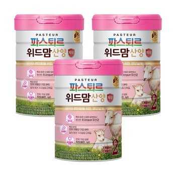 파스퇴르 위드맘 산양 제왕 분유 1단계  750g  3개