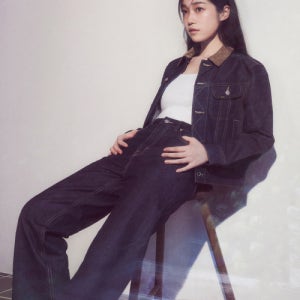 [리] 우먼 스트레이트핏 데님 팬츠 인디고 로우 LE2403IP71IR