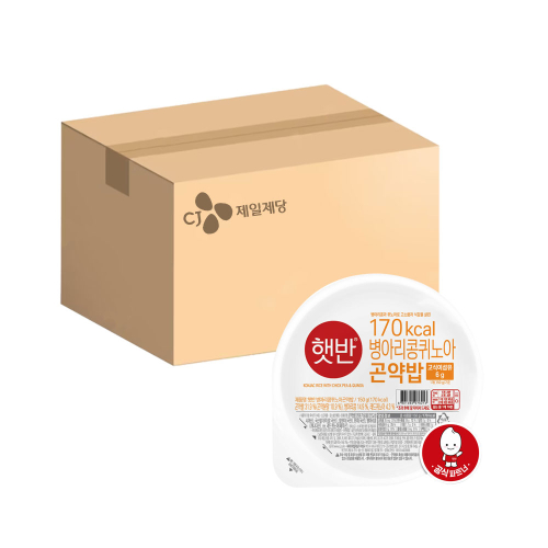 [<b>CJ제일제당</b>] 햇반 병아리콩 퀴노아 곤약밥 150g x24개 5005732053