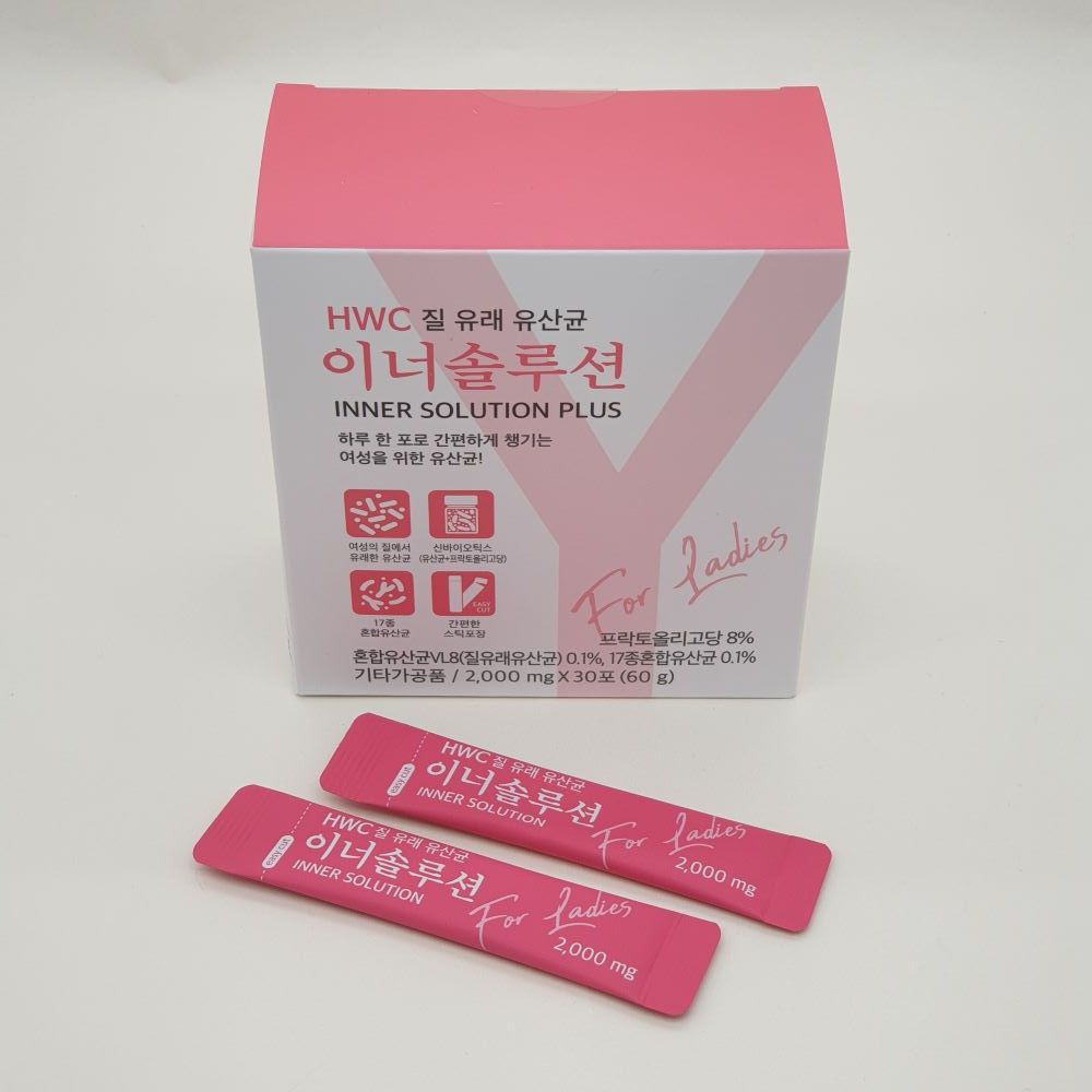HWC 이너솔루션 질유래유산균 여성유산균 락토바실러스  60g  1개