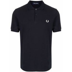 프레드 페리 로고 자수 폴로 셔츠 M6000 608 NAVY 블루 남성