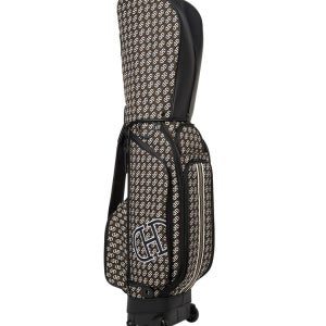 [헤지스 골프 여성] [ONLINE EXCLUSIVE] 아이보리 여성 H로고 패턴 휠 캐디백 HWGF4F901IV