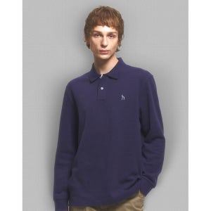 [헤지스 남성] 헤지스 24FW 아이코닉 긴팔 피케 카라 티셔츠 HZTS4D431B3