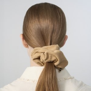 [드파운드] corduroy scrunchie - beige