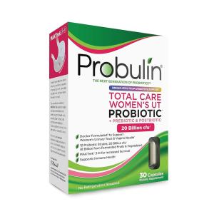 <b>Probulin</b> Total Care 여성용 요로  <b>프리바이오틱스</b> + 프로바이오틱스 건강한 질 미생물군집을 지원하는 포