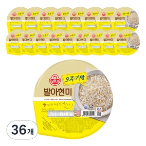 오뚜기 발아현미 210g, 36개