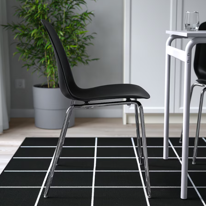 이케아 LIDAS 리도스 의자 세파스트 <b>크롬</b>도금 795 055 68