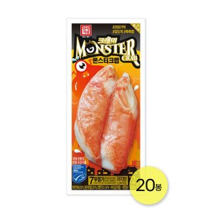 한성기업 한성 몬스터크랩 72g 20개 맛살 킹크랩 게살 크래미 크라비아