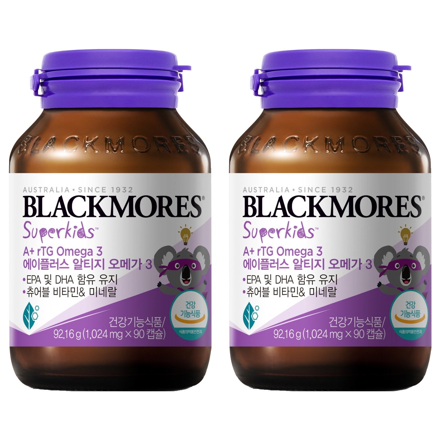블랙모어스 에이<b>플러스</b> <b>알티지</b> <b>오메가3</b> 90정, 2개