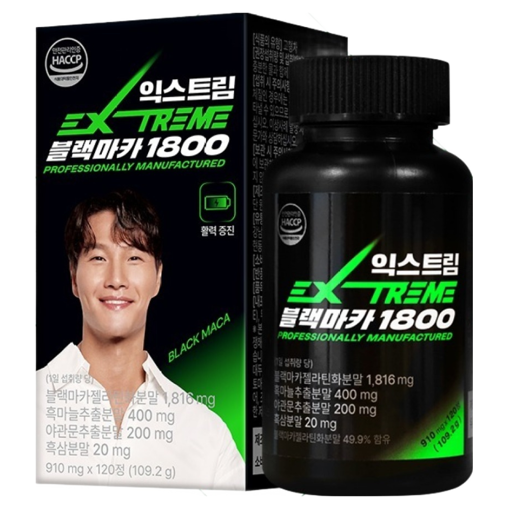 익스트림 블랙마카 1800 120정 1개