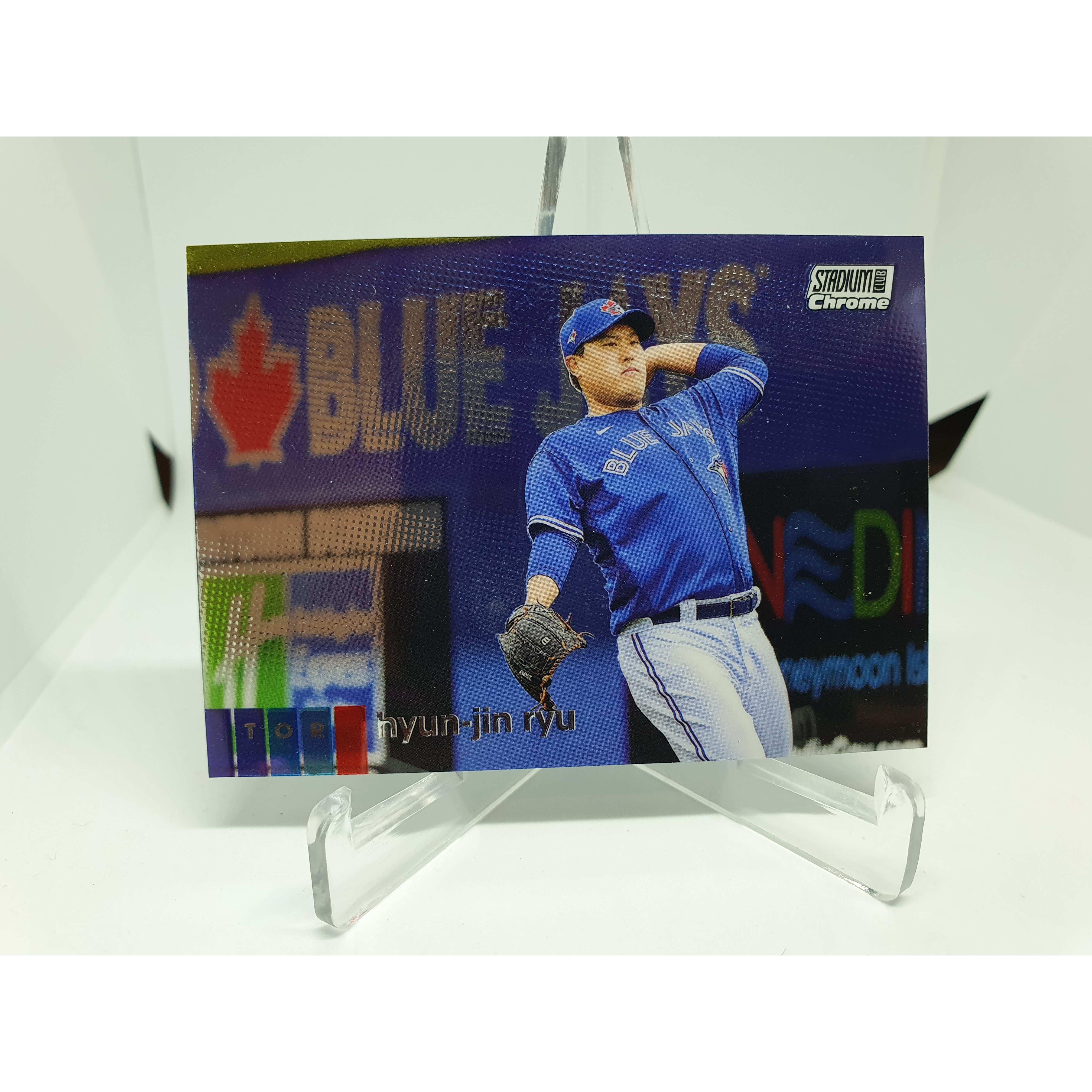 류현진 야구카드 2020 TOPPS Stadium Club Chrome MLB카드 토론토 블루제이스  1개