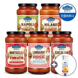폰타나 폰타나 파스타소스 5종 600g 2+2병 골라담기 +면 500g 증정
