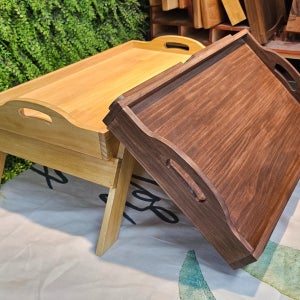 빈티지 접이식 1인 원목 베드 테이블, 아이목공