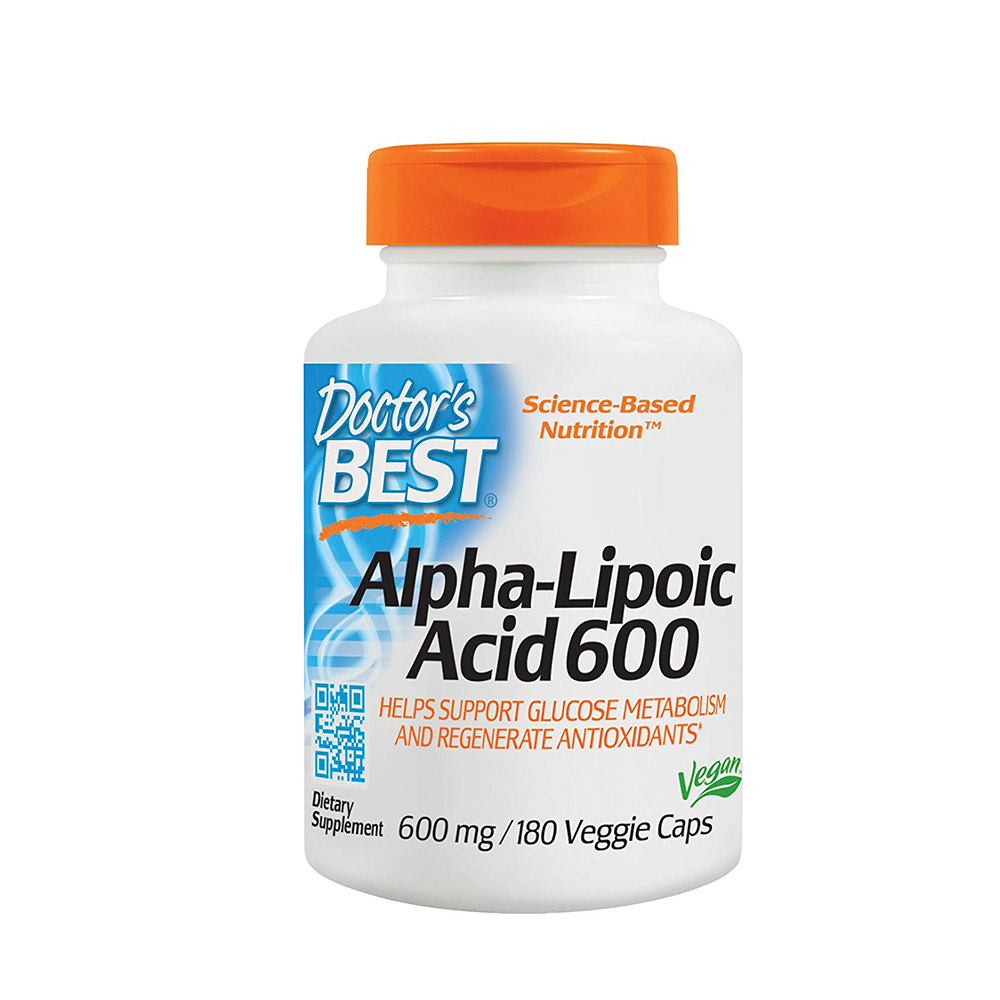Doctors Best <b>알파리포산 600mg</b> 180캡슐  1개  180정
