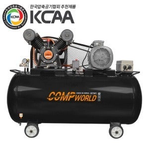 부여 컴프레서  CWK-902N 산업용 콤프레샤 7.5마력 탱크크기 400리터